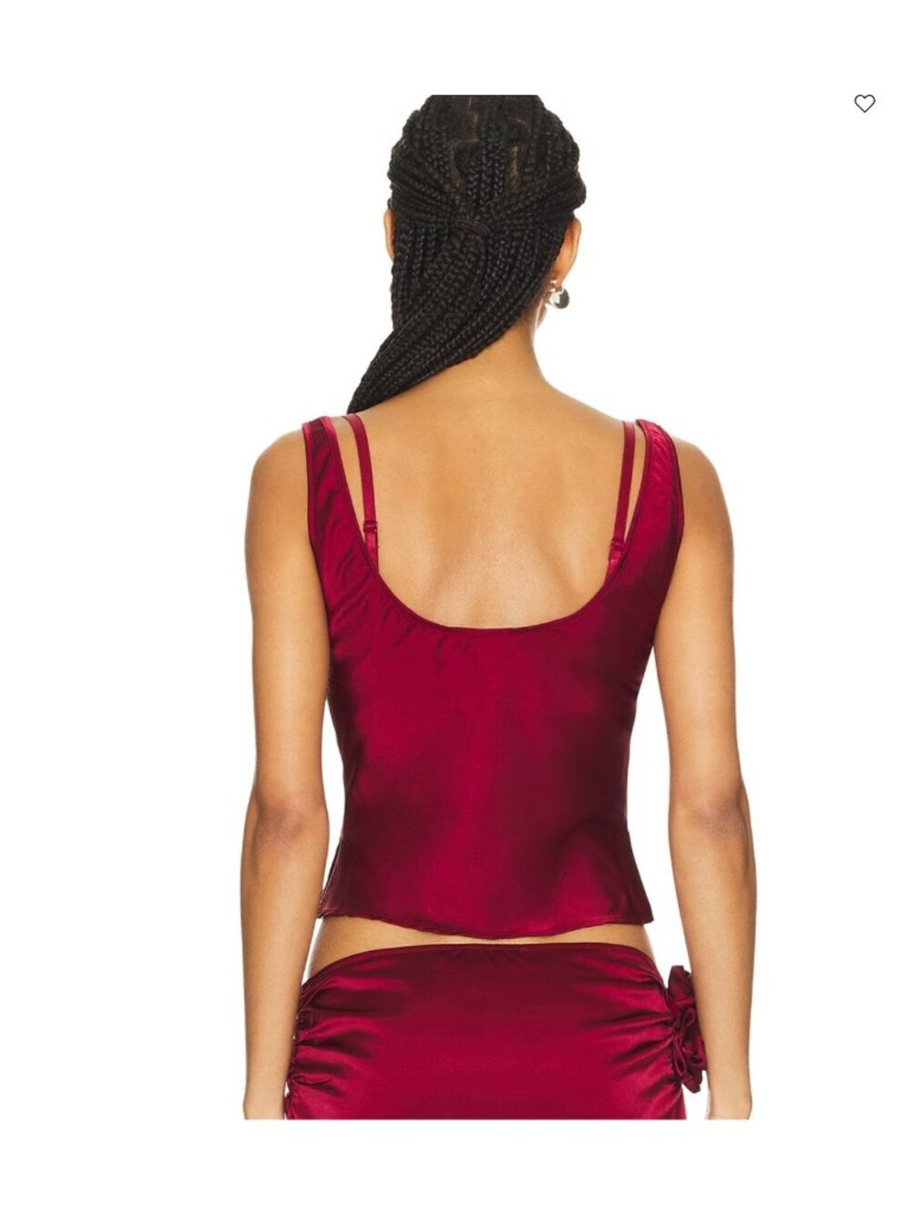 LIONESS Delilah Top in Burgundy NWT - Size Small - Picture 8 of 9